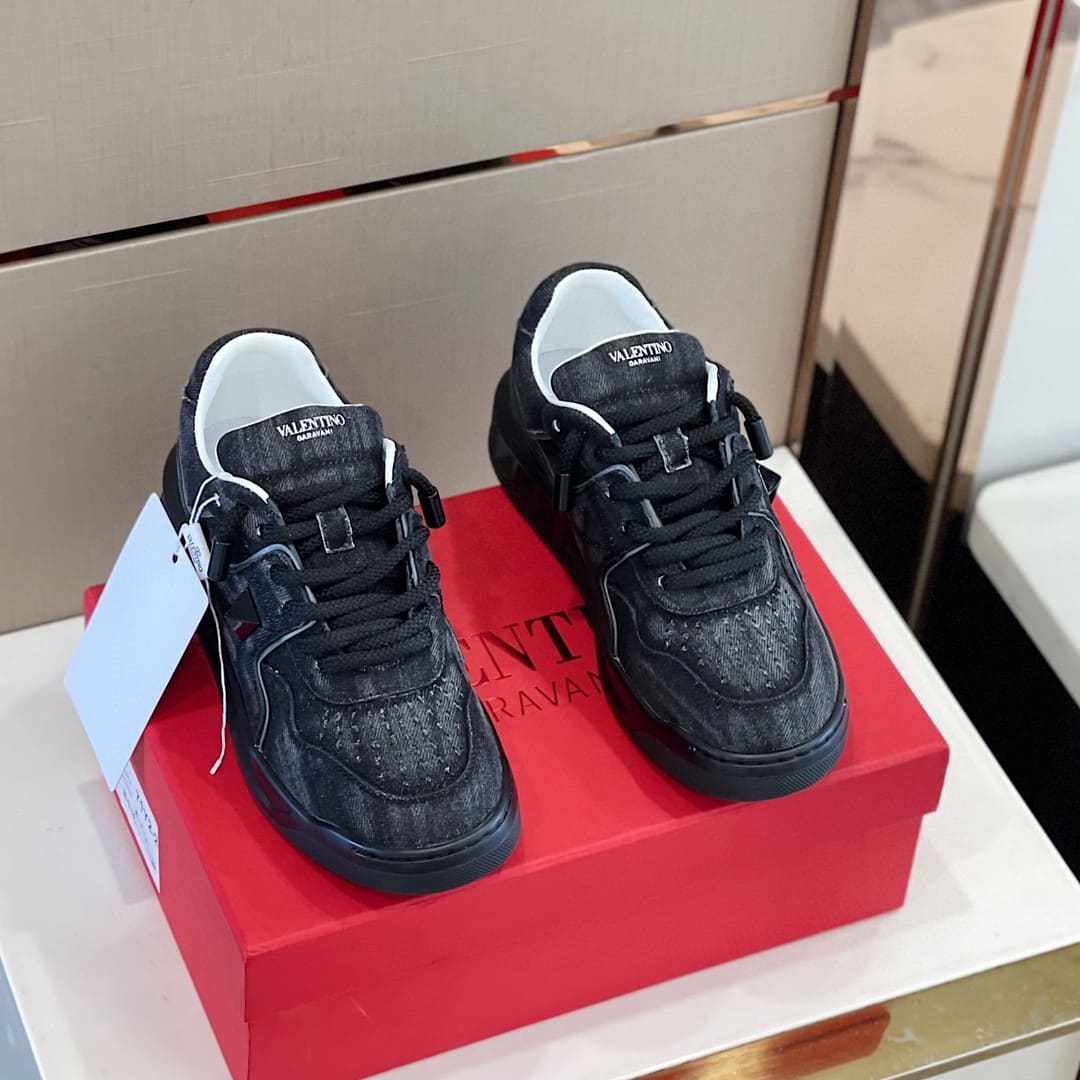 GIÀY VALENTINO GARAVANI DENIM SNEAKERS SHOES AAA
