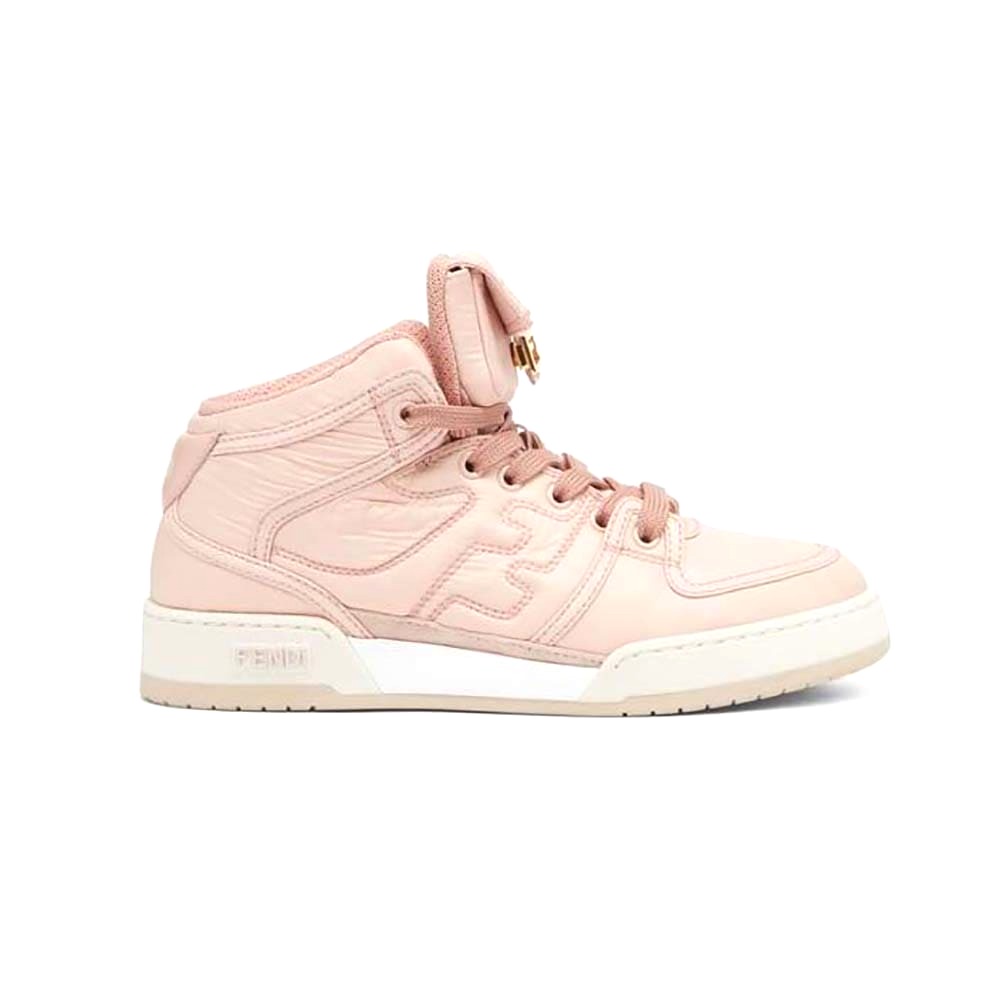 GIÀY Fendi Unisex Match Pink Nylon High-Tops