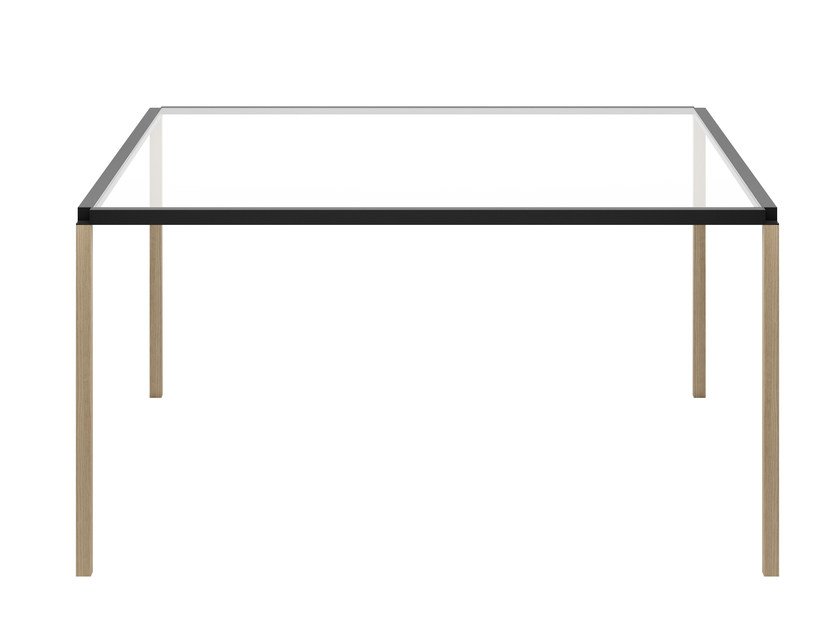 BÀN TRÀ SEDOTTI Square glass coffee table