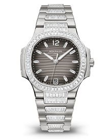 ĐỒNG HỒ PATEK PHILIPPE 7014/1G NAUTILUS POWER RESERVE DIAMOND 27MM