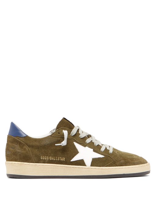 GIÀY GOLDEN GOOSE  Ball Star low-top suede trainers