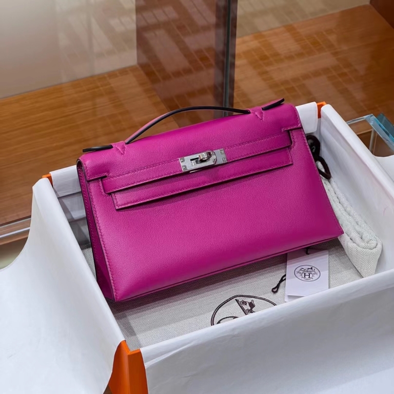 TÚI HERMES Kelly Fushsia Swift Leather 22CM(giá liên hệ)