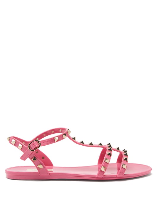 GIÀY VALENTINO GARAVANI Rockstud jelly flat sandals