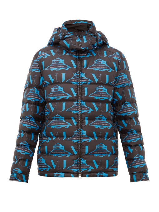 ÁO VALENTINO  X Undercover UFO padded shell coat