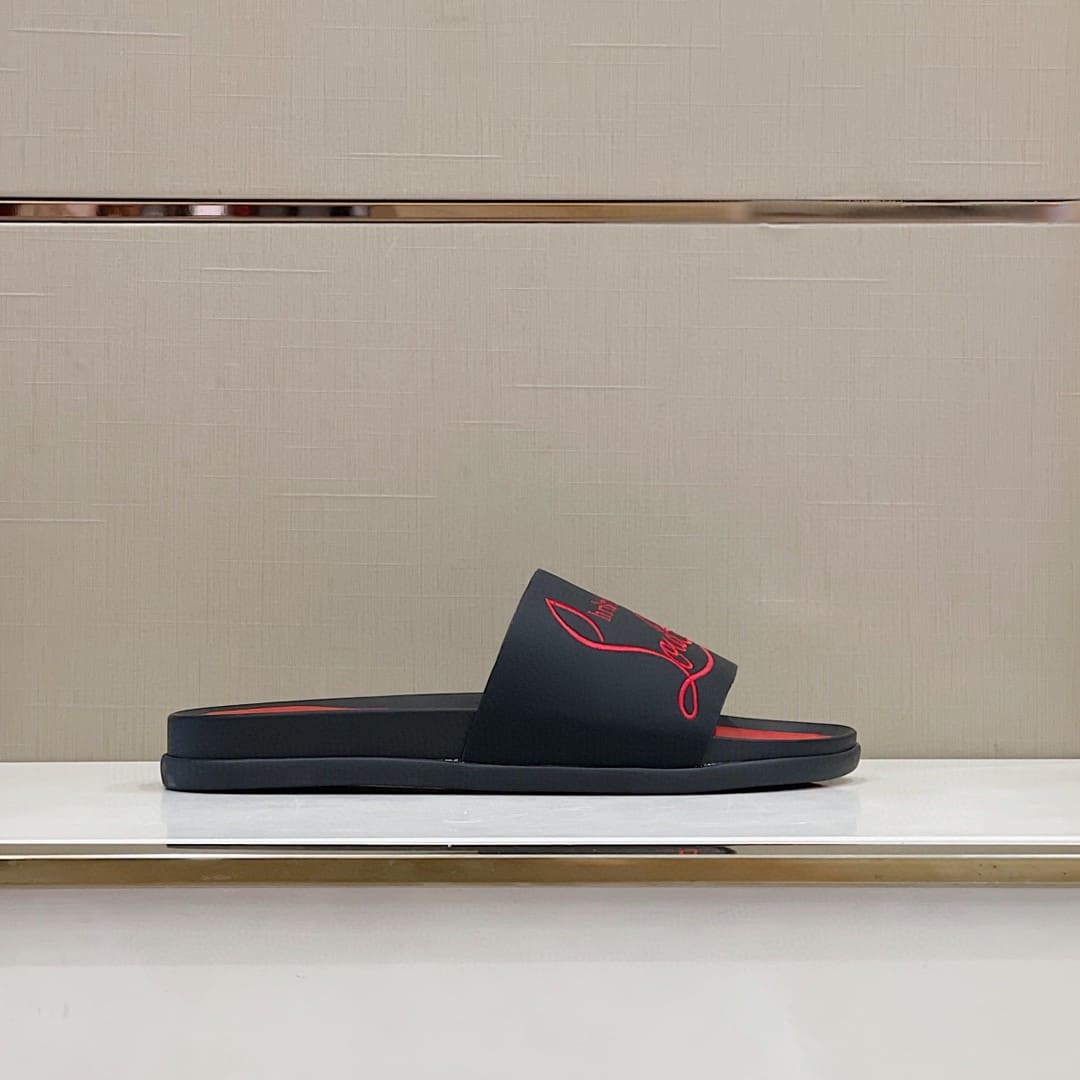 DÉP CHRISTIAN LOUBOUTIN RED LOGO SANDAL AAA
