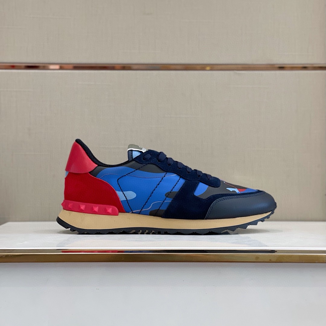 GIÀY VALENTINO STUDD LEATHER RUNNER SNEAKER SHOES AAA