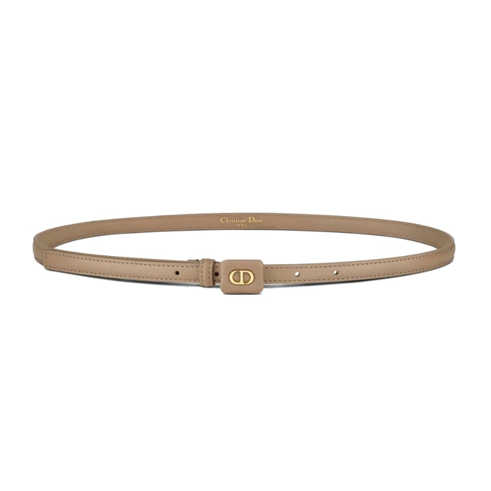 DÂY LƯNG Dior Women Bobby Belt Warm Taupe Smooth Calfskin 12 MM