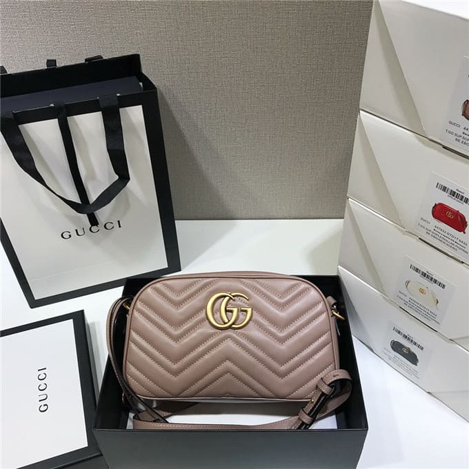 TÚI Gucci GG marmont small matelasse shoulder bag pink Top Quality