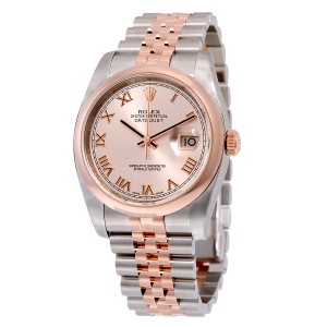 ĐỒNG HỒ ROLEX Oyster Perpetual Datejust 36 pink Champagne Dial Stainless Steel