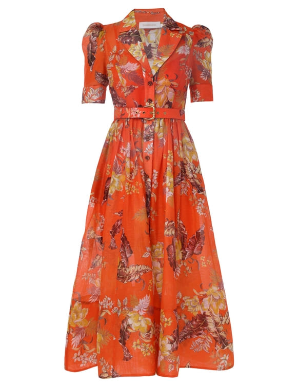 VÁY ZIMMERMANN MATCHMAKER MIDI SHIRT DRESS