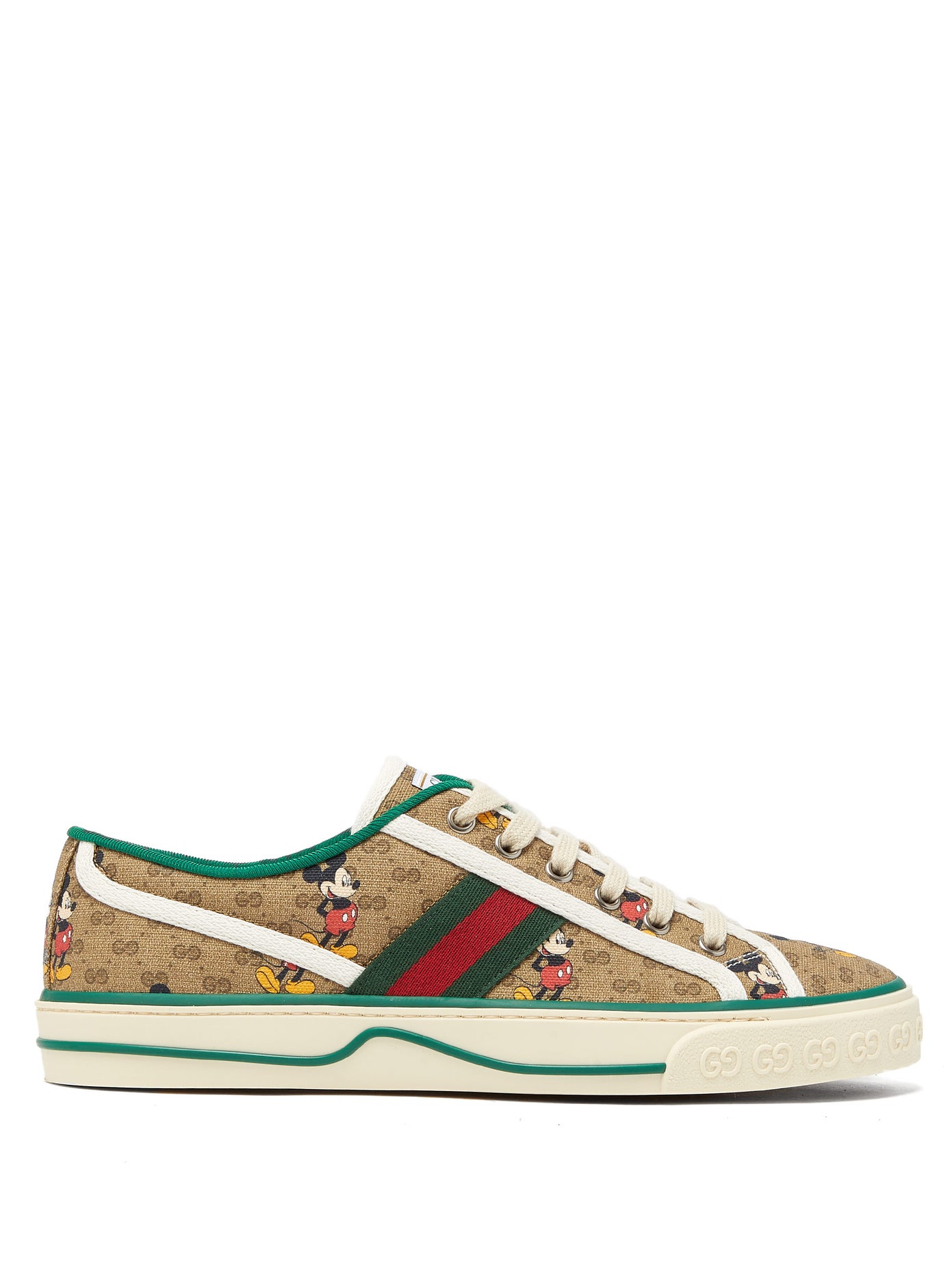 GIÀY GUCCI Mickey Mouse canvas trainers GIÀY GUCCI Mickey Mouse canvas trainers