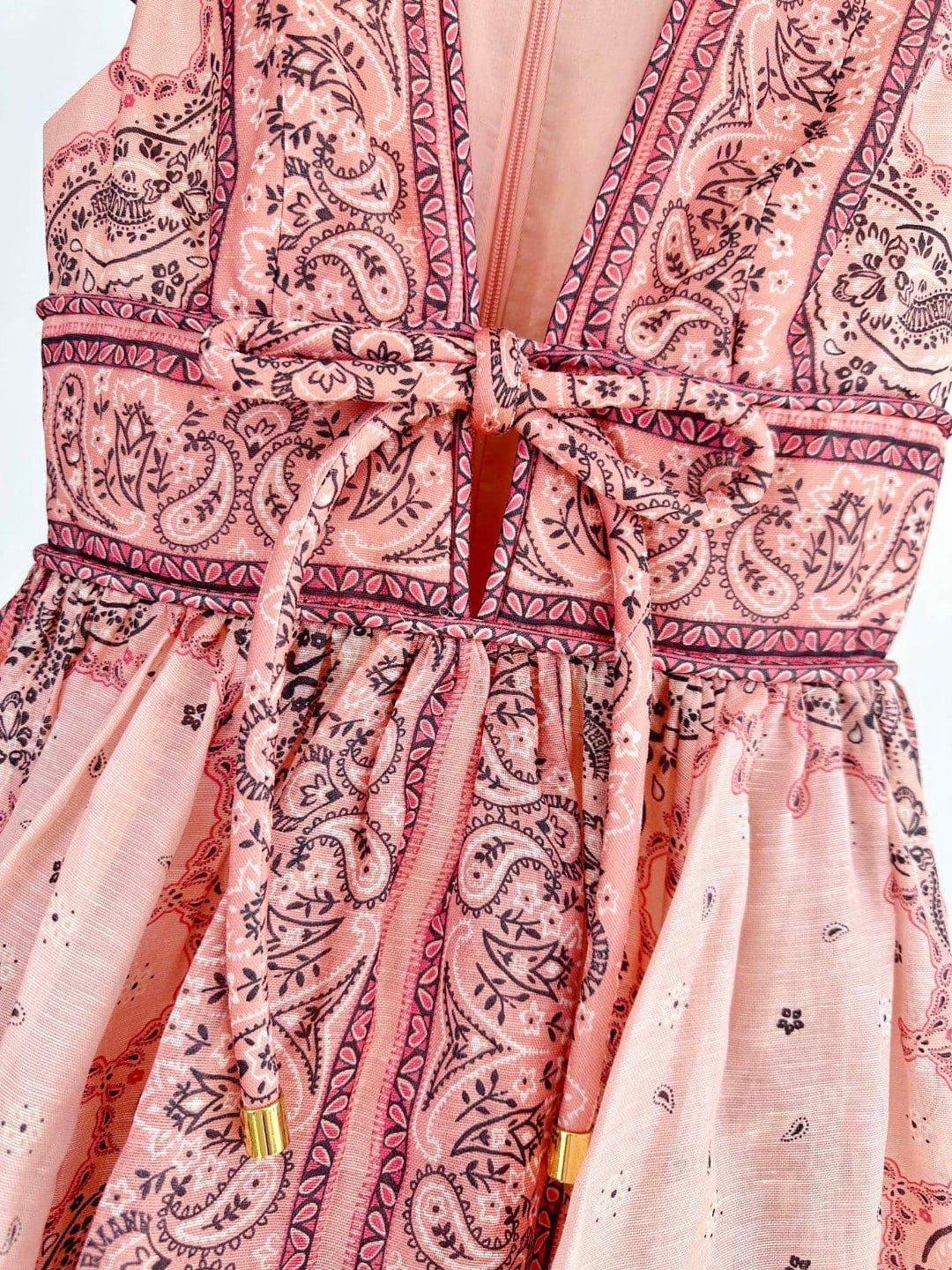 VÁY ZIMMERMANN Flower Vintage Dress High Classy