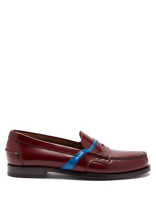 GIÀY PRADA  Bi-colour leather loafers