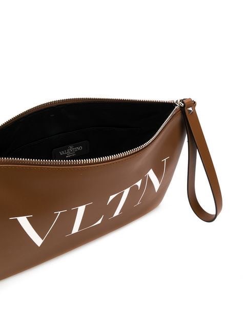 VÍ VALENTINO VLTN ZIPPED LEATHER POUCH