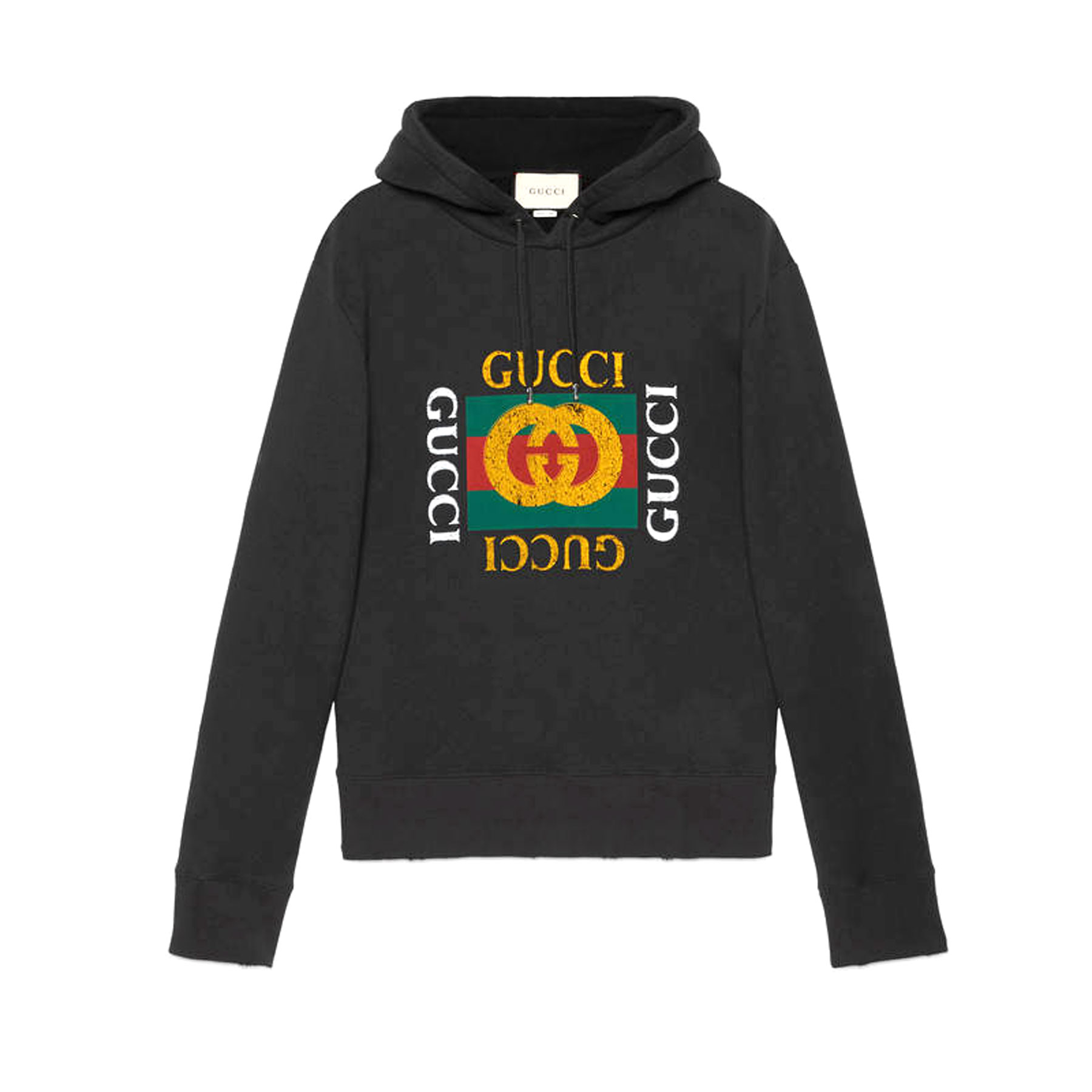 ÁO HOODIE GUCCI Cotton sweatshirt with Gucci logo ÁO HOODIE GUCCI Cotton sweatshirt with Gucci logo