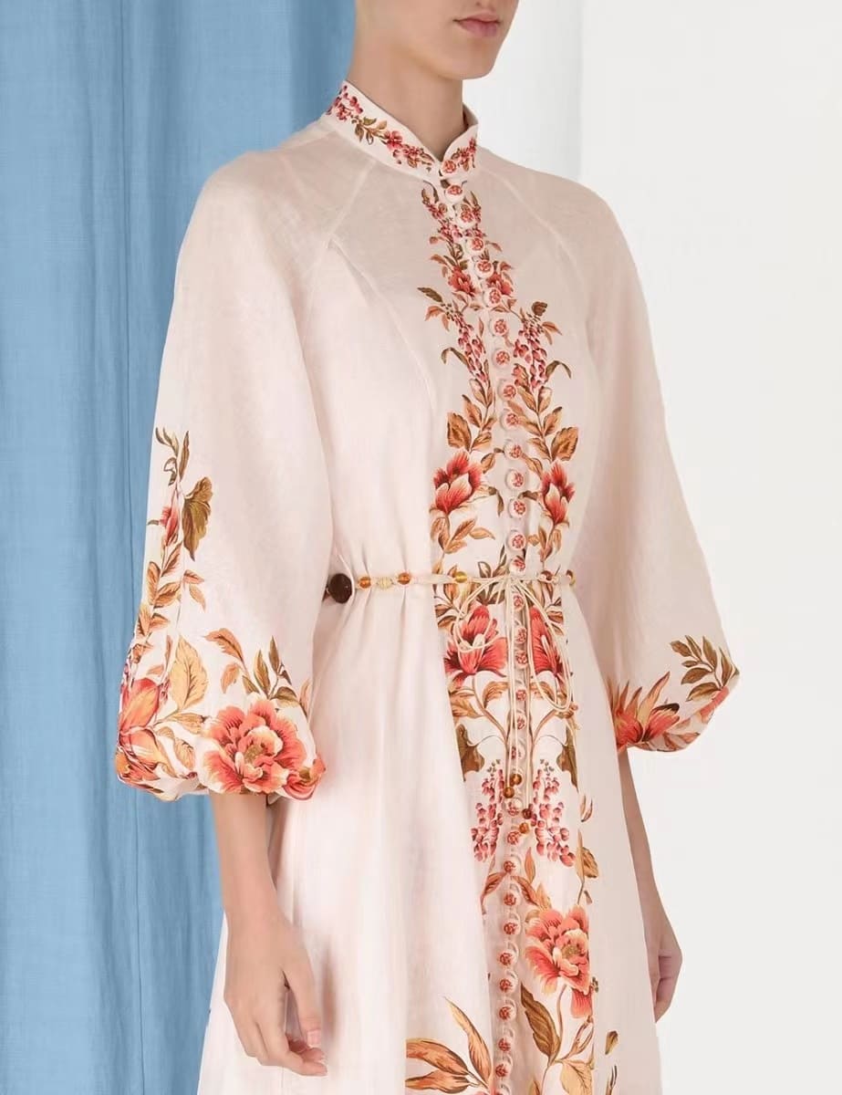 VÁY ZIMMERMANN Flower Vintage Dress High Classy