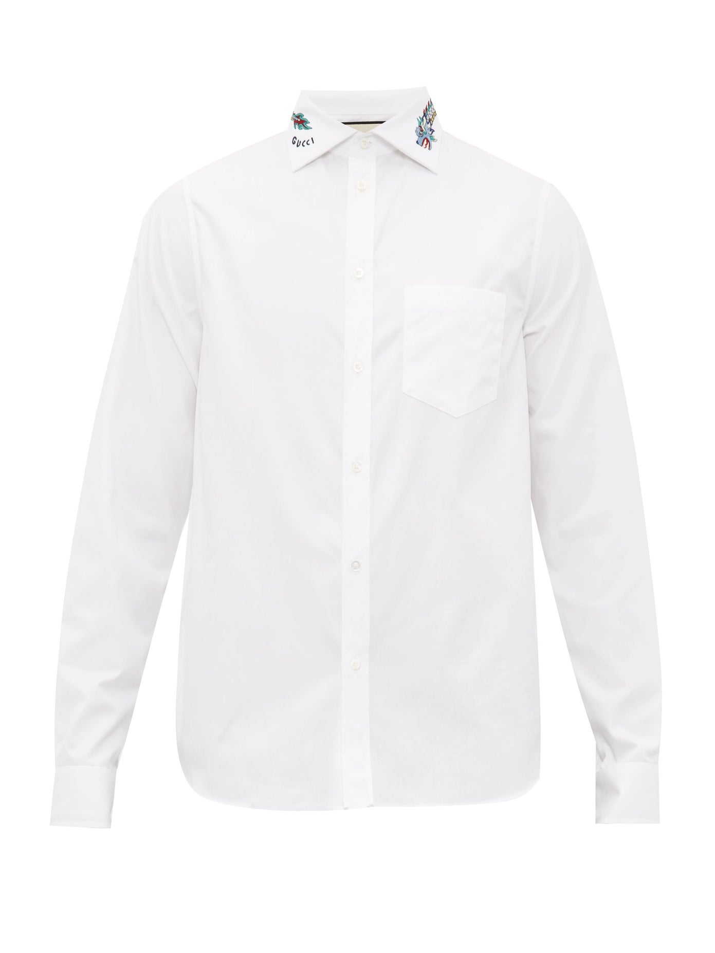 Mua Áo Sơ Mi Gucci Cotton Shirt With Symbols Màu Trắng Size S  Gucci  Mua  tại Vua Hàng Hiệu h031480