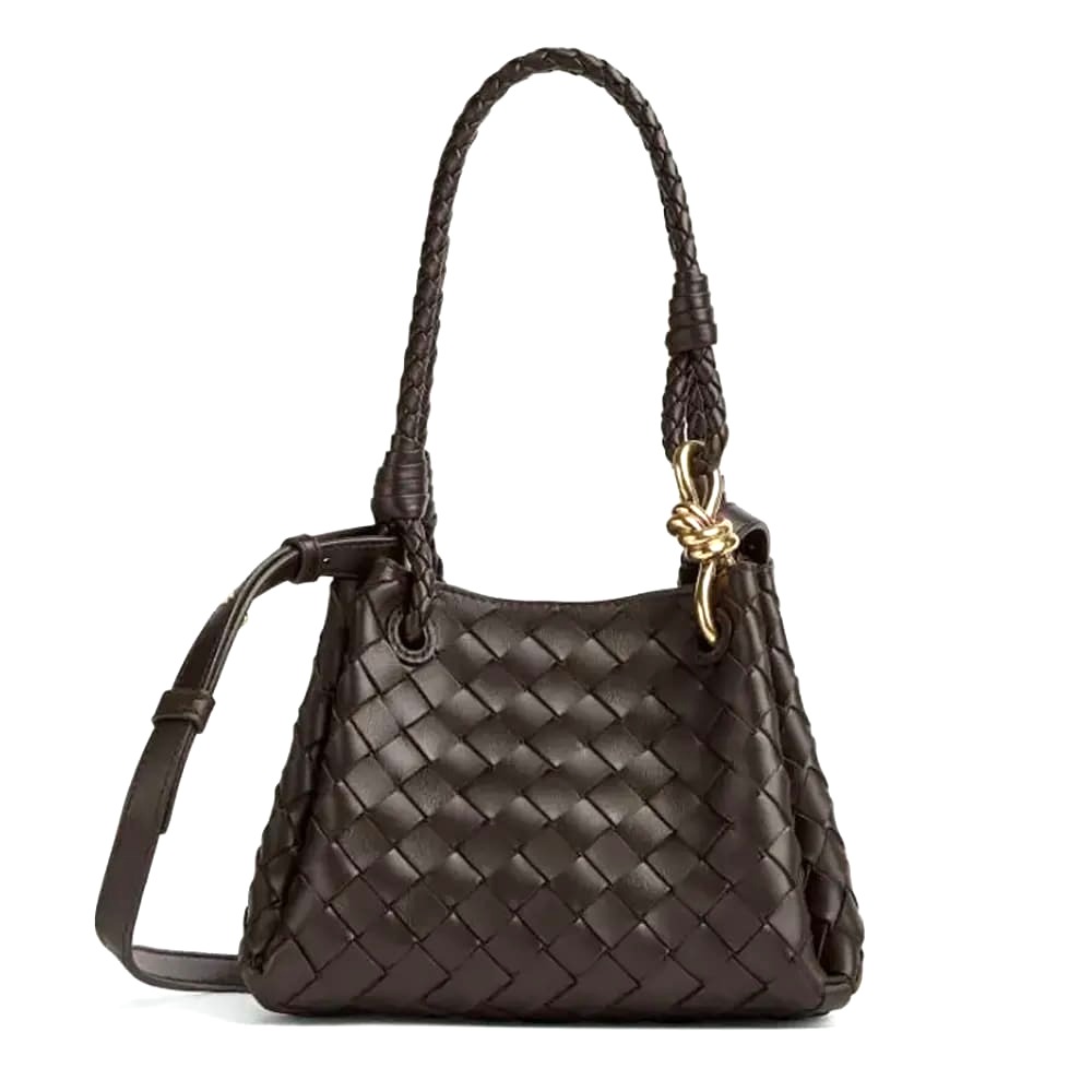 TÚI Bottega Veneta Women Small Andiamo Parachute-Black