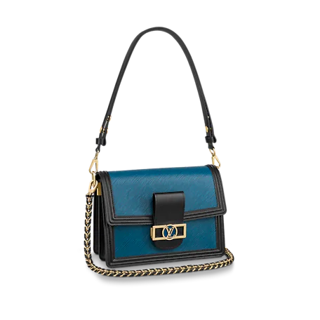 TÚI LOUIS VUITTON DAUPHINE MM BLACK & BLUE