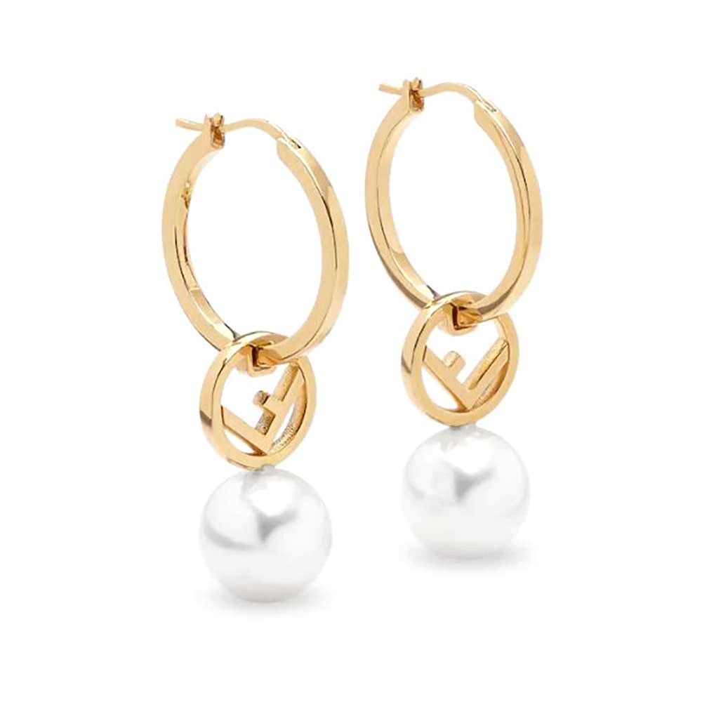 Bông tai Fendi Women F Is Fendi Earrings Gold-Colored Earrings