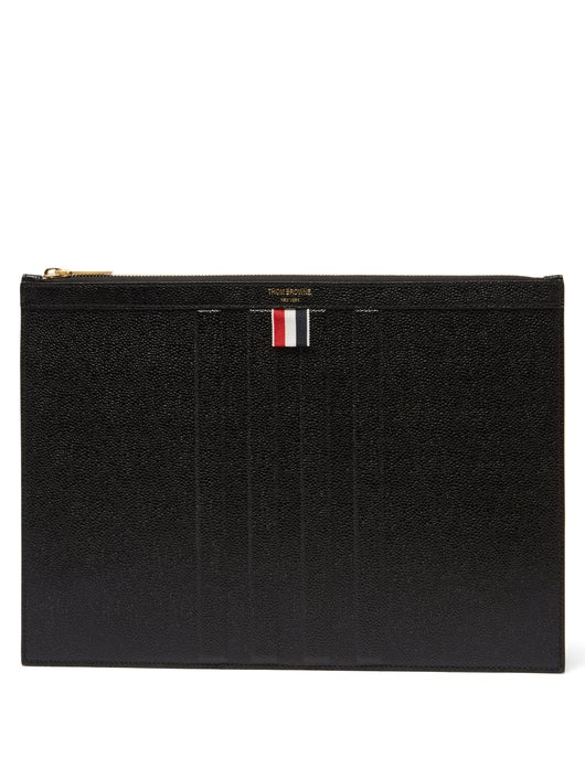 TÚI THOM BROWNE Leather document holder