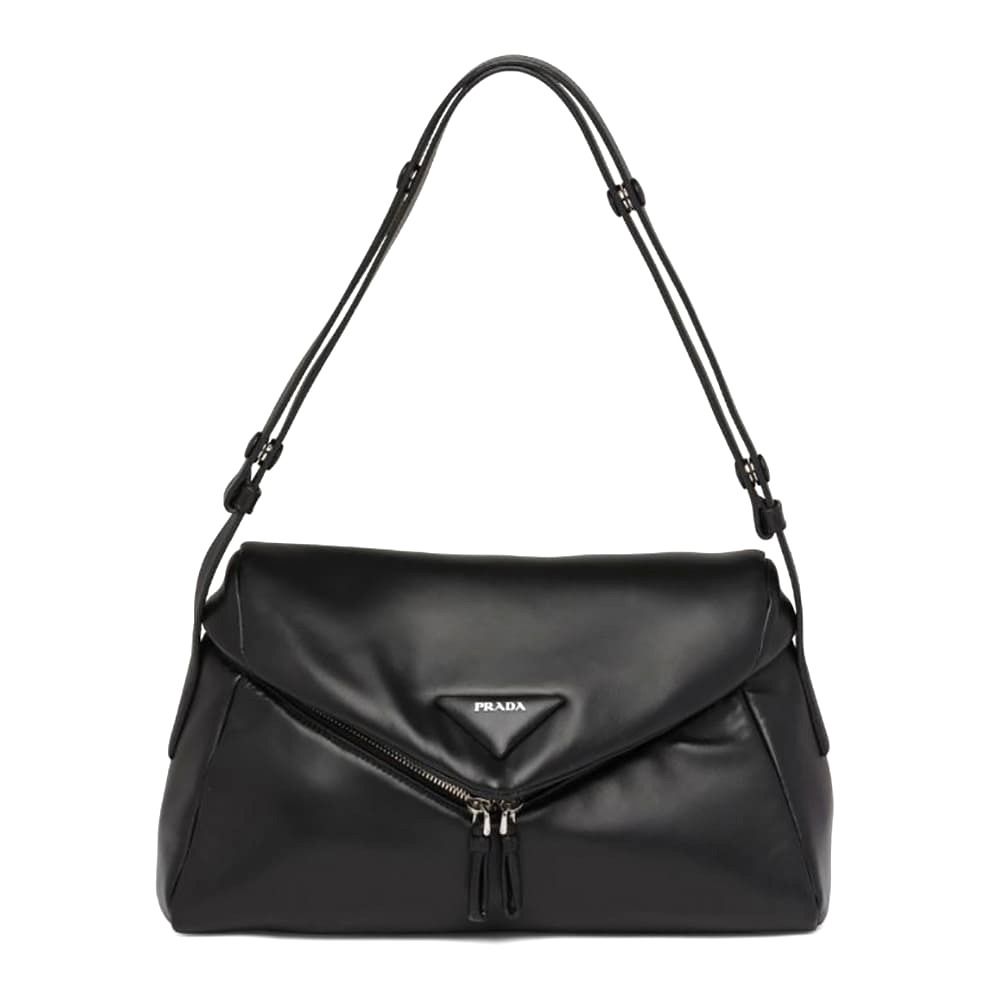 TÚI Prada Women Padded Nappa Leather Prada Signaux Bag-Black