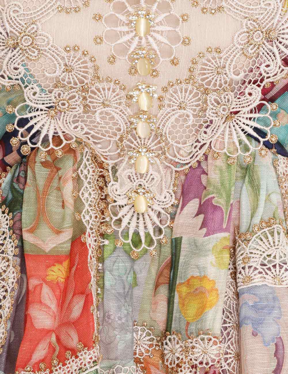 VÁY ZIMMERMANN Map Vintage Dress