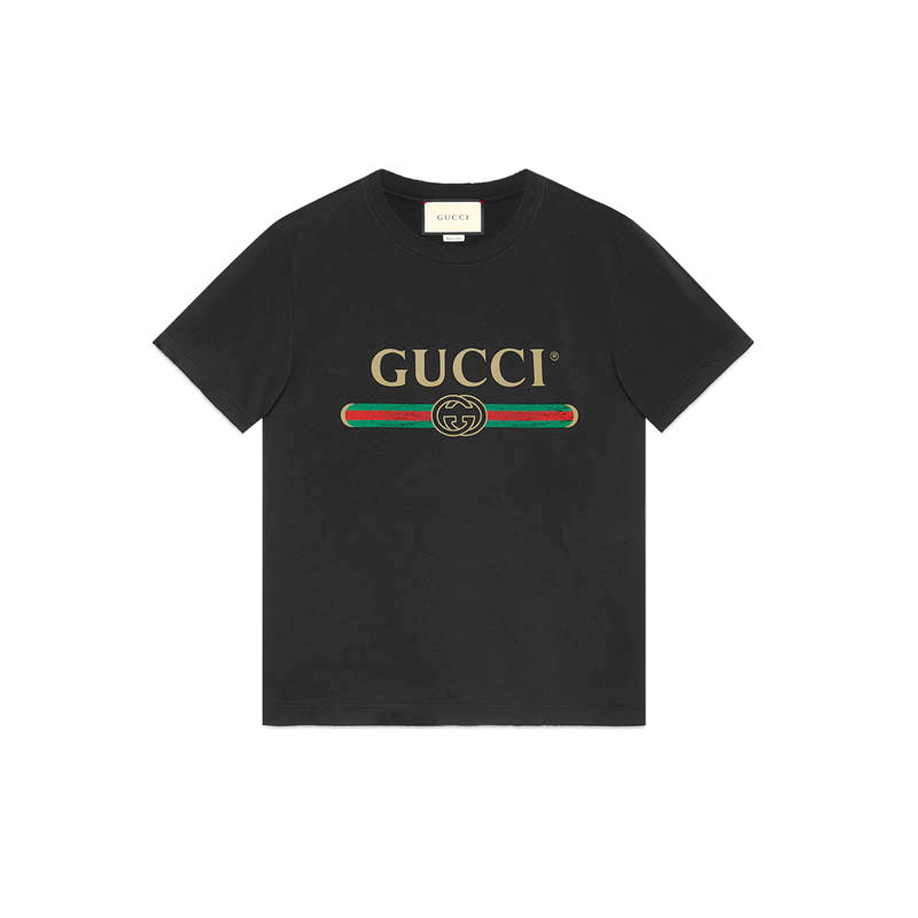 ÁO PHÔNG GUCCI Washed T-shirt with Gucci Logo