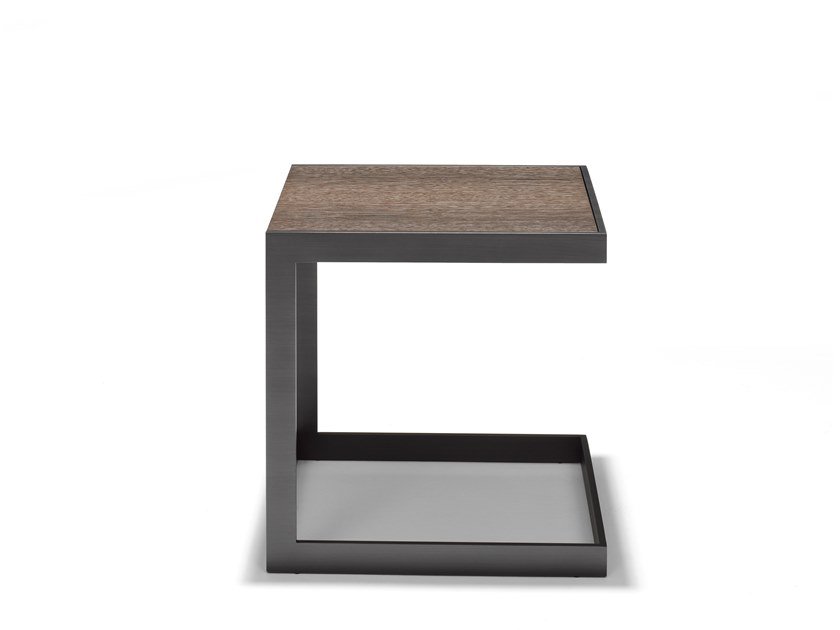 BÀN TRÀ MOTAVA Steel and wood side table