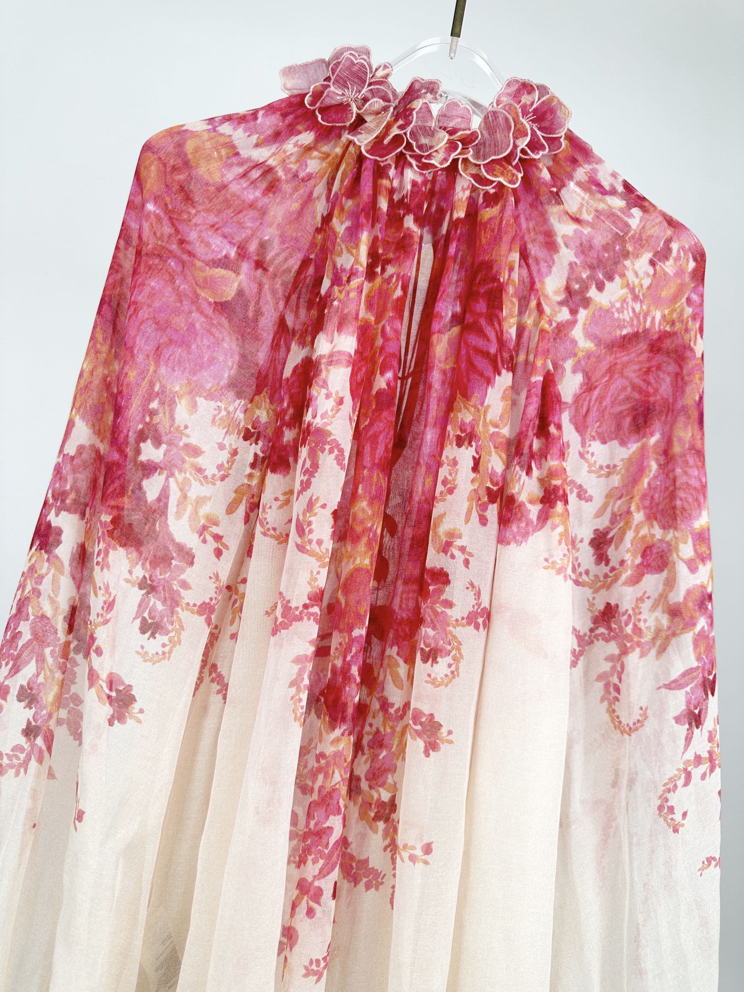 ÁO ZIMMERMANN Red Flower Vintage Dress