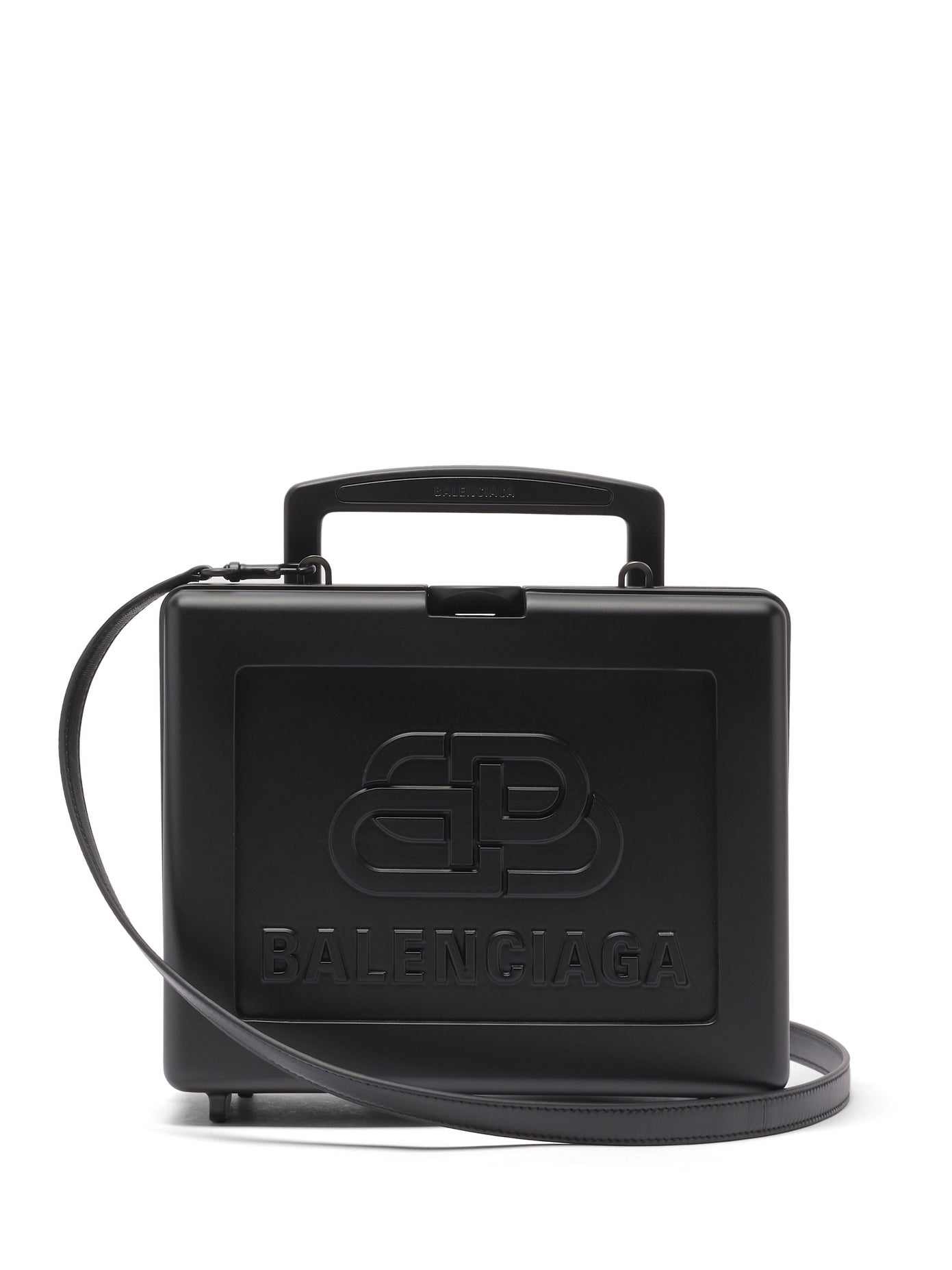 TÚI BALENCIAGA Lunch Box BB-embossed cross-body bag