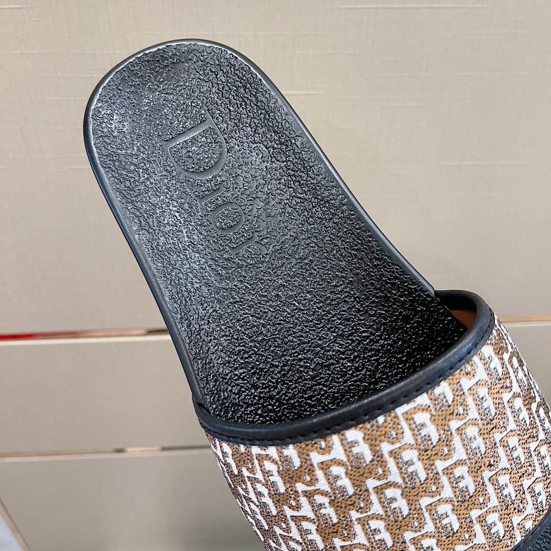 DÉP DIOR OBLIQUE MAN SLIPPER