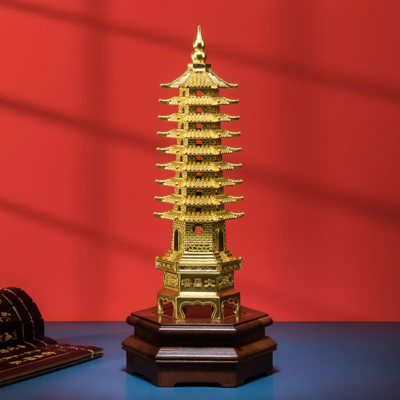 Bức tượng đồng Tháp Văn Xương mạ vàng 24K
