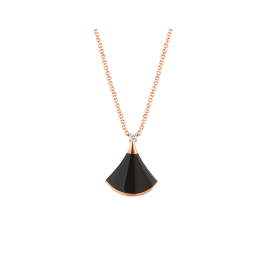 DÂY CHUYỀN BULGARI DIVAS’ DREAM DIAMOND ONYX 18K ROSE GOLD