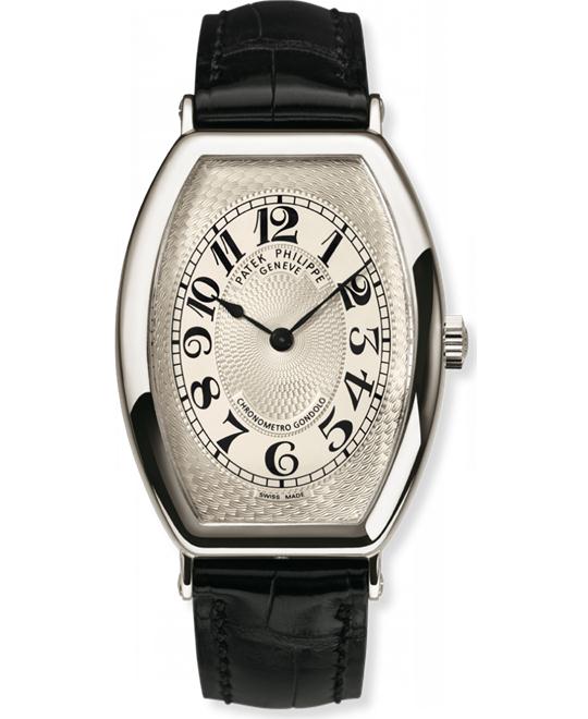 ĐỒNG HỒ PATEK PHILIPPE 5098P-001 PLATINUM MENS SILVER GONDOLO 32MMX42MM