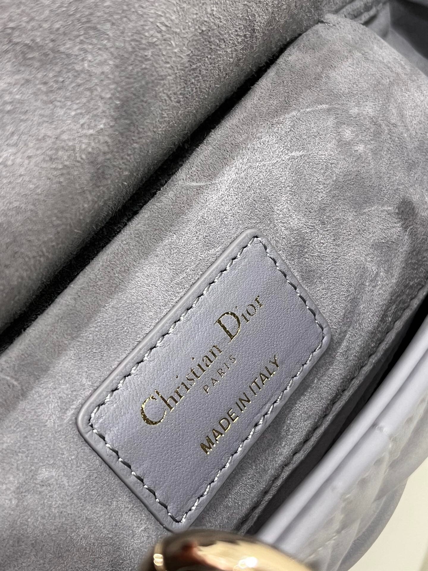 TÚI CHRISTIAN DIOR Lady D-Joy Bag Bright Elephant Cannage Lambskin