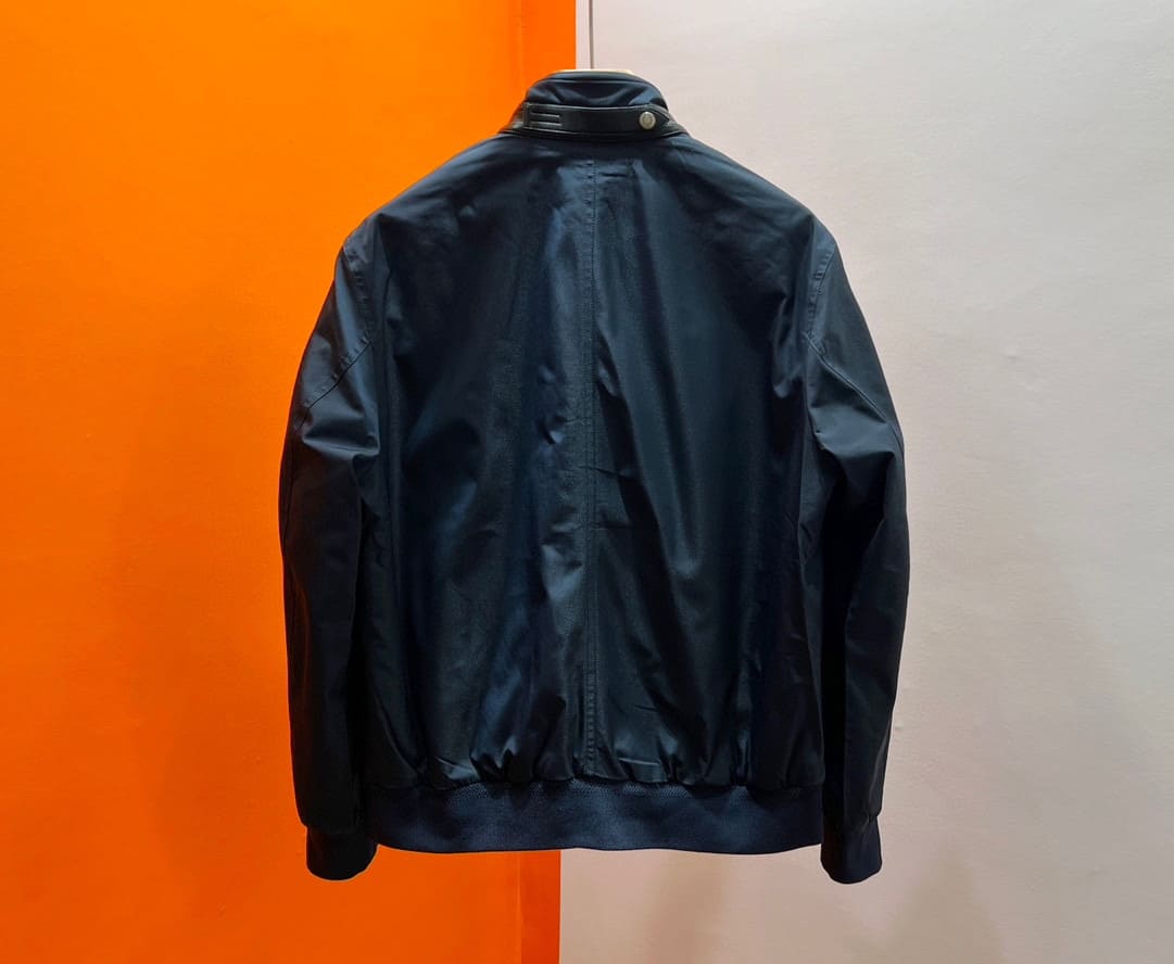 ÁO TOM FORD BLACK NYLON JACKET