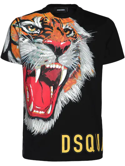Dsquared2 tiger print shirt Clearance