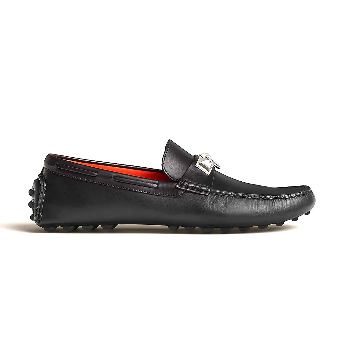 GIÀY HERMES IRVING LOAFER COWHIDE LEATHER NOIR SS2022