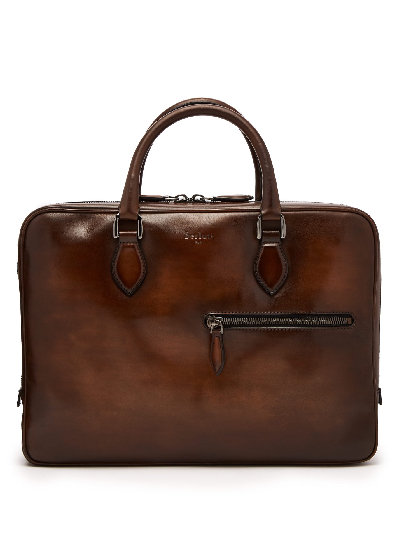 CẶP CÔNG SỞ BERLUTI  Venezia-leather briefcase