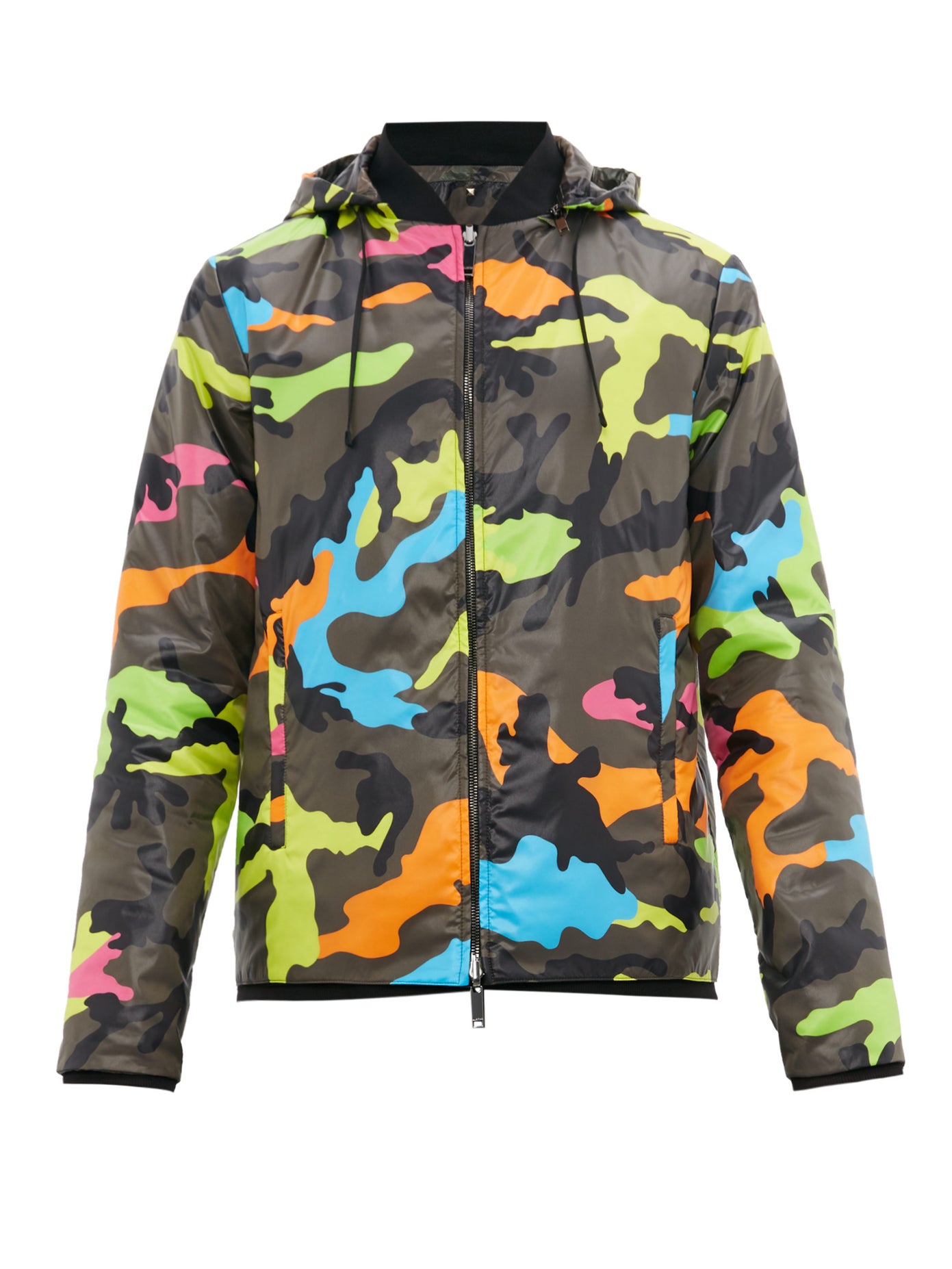 ÁO VALENTINO Reversible camouflage technical jacket MẶC HAI MẶT