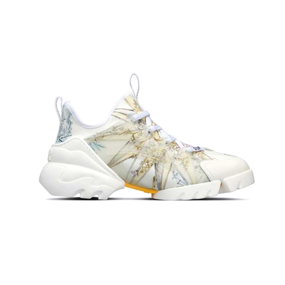 GIÀY Dior Women D-Connect Sneaker Multicolor Technical Fabric with Rêve D’Infini Print