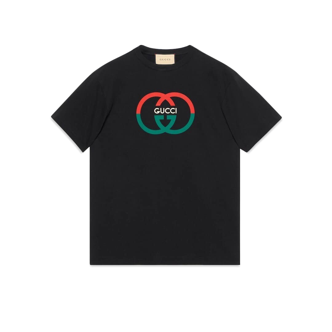 ÁO GUCCI LOGO T SHIRT BLACK