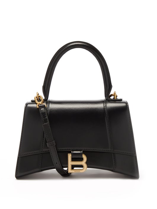 TÚI BALENCIAGA Hourglass S leather bag
