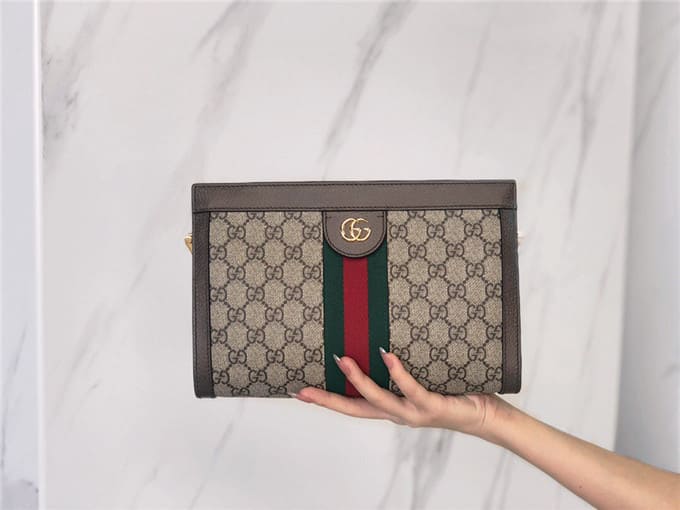 TÚI Gucci Ophidia GG small shoulder bag brown Top Quality