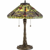 ĐÈN BÀN TIFFANY CHUỒN CHUỒN RỪNG QUOIZEL