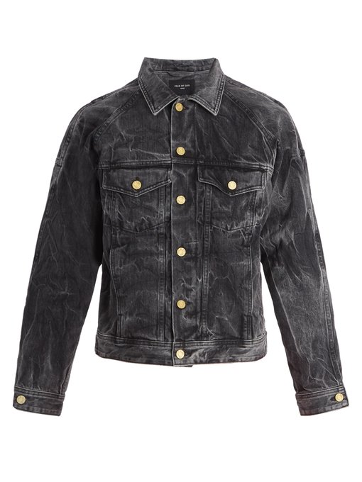 ÁO DENIM FEAR OF GOD Holy Water denim trucker jacket