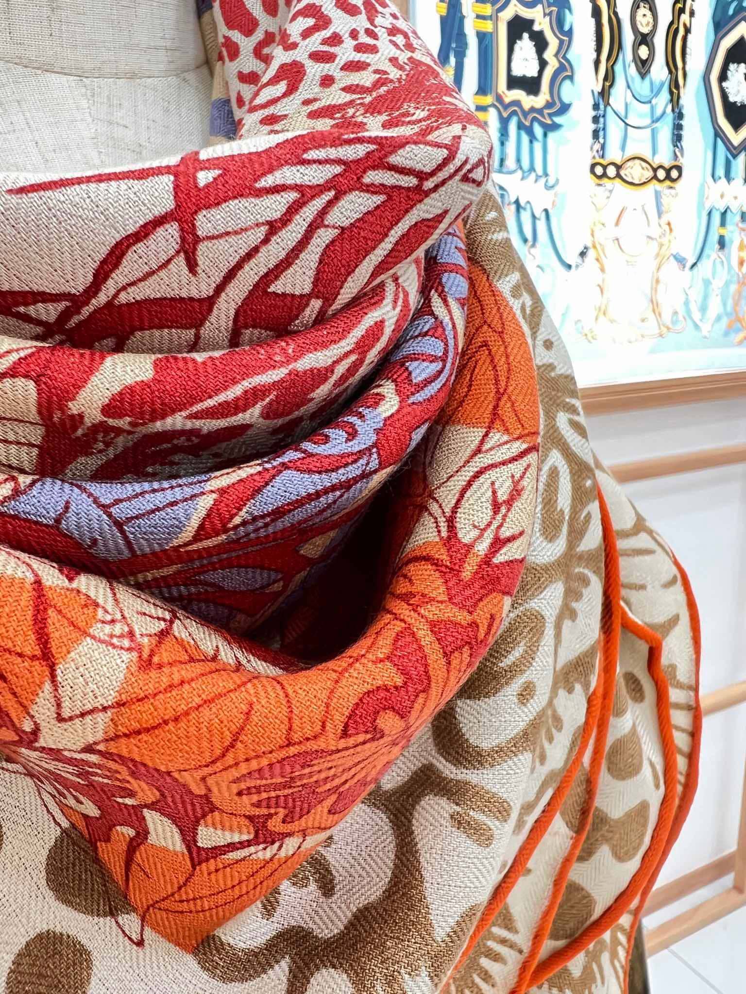 KHĂN HERMES cashmere scarf