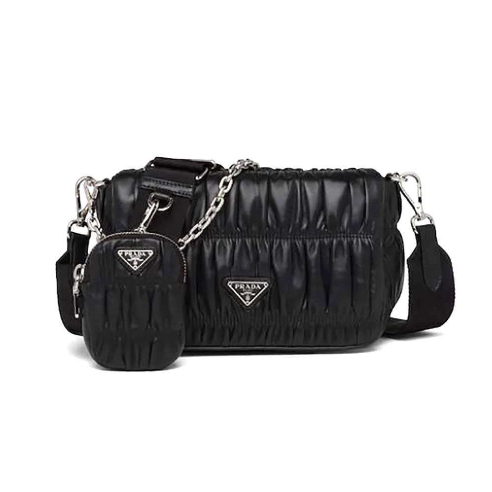 TÚI Prada Women Prada Re-Edition 2005 Nappa Gaufre Bag-Black