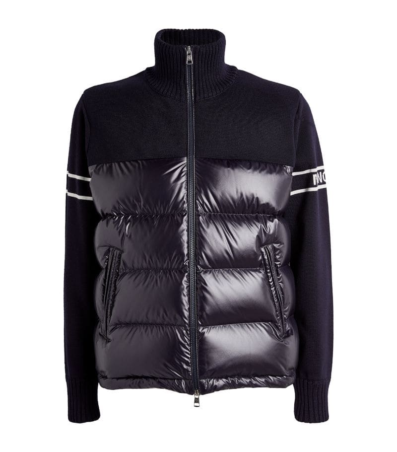 ÁO MONCLER Zip-Up Cardigan Jacket